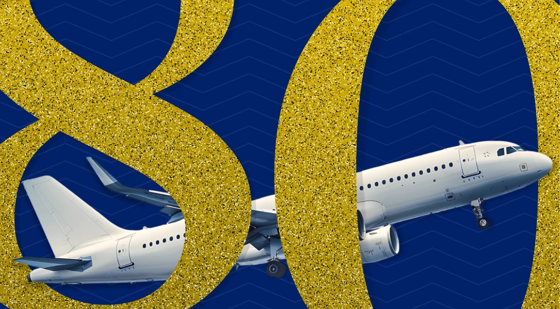 Card 80 ans EuroAirport